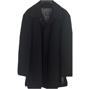 JOE Joseph AbboudMen's Car Coat BlackTrench Jacket Zip OutLiner NWT Size Medium